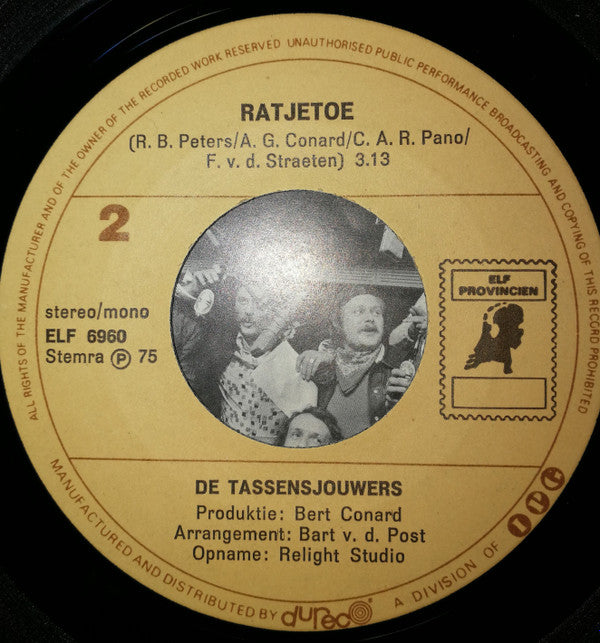 De Tassensjouwers : Potverdo-Re-Mi-Fa-Sol (7", Single)
