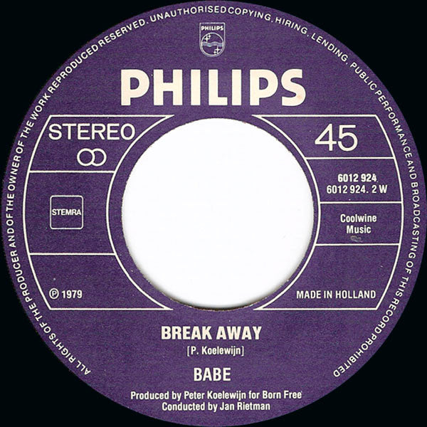 Babe (2) : (Never Listen To A) Bouzouki Player (7", Single)