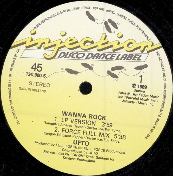 UTFO : Wanna Rock (12")