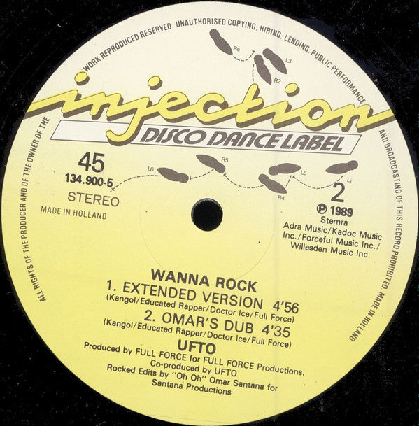 UTFO : Wanna Rock (12")