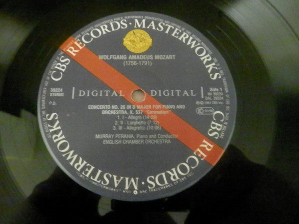 Murray Perahia, English Chamber Orchestra - Wolfgang Amadeus Mozart : Piano Concerto No. 26, K. 537 "Coronation" / Rondos, K. 382 & 386 (LP)