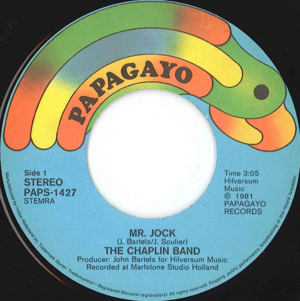 The Chaplin Band : Mr. Jock (7", Single)