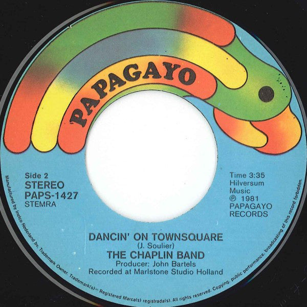 The Chaplin Band : Mr. Jock (7", Single)