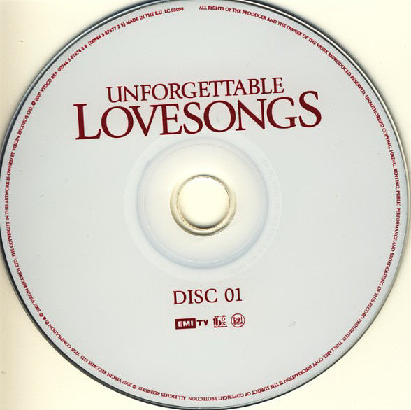 Various : Unforgettable Lovesongs (2xCD, Comp)