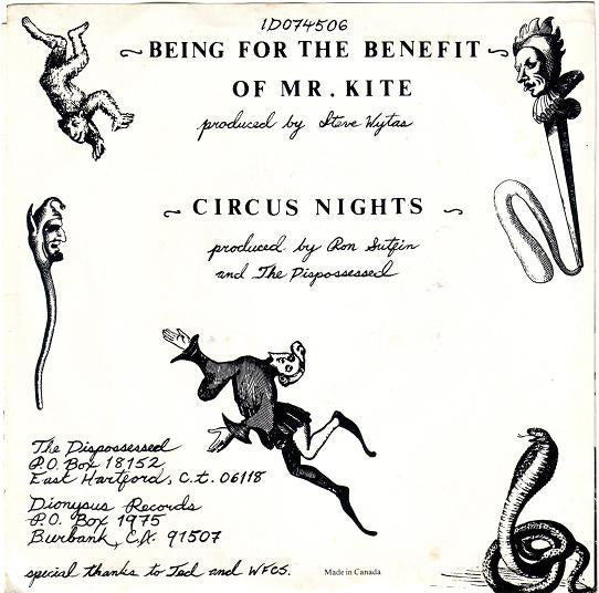 The Dispossessed (2) : Being For The Benefit Of Mr. Kite (7", Single)