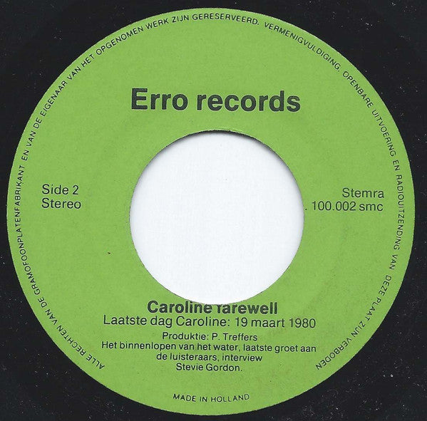 Unknown Artist : Caroline Farewell (7")