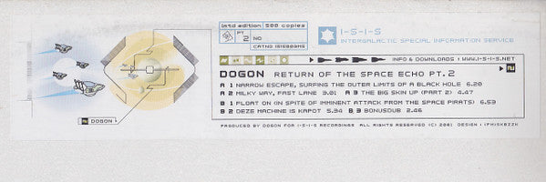 Dogon : Return Of The Space Echo Pt.2 (12", W/Lbl)