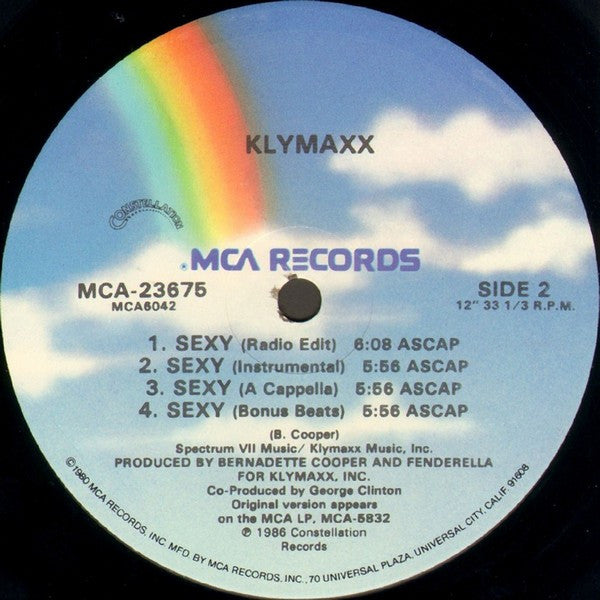 Klymaxx : Sexy (12" Version) (12")