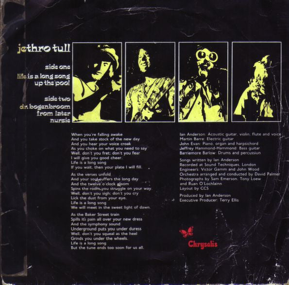 Jethro Tull : Life Is A Long Song (7", EP)