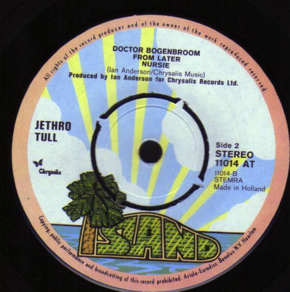 Jethro Tull : Life Is A Long Song (7", EP)