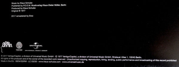 Klaus Schulze : Body Love Vol. 2 (LP, Album, RM, 180)