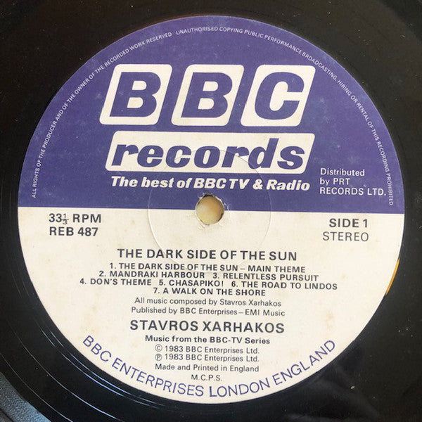 Stavros Xarhakos* : (Music From The BBC TV Series) The Dark Side Of The Sun (LP, Album)