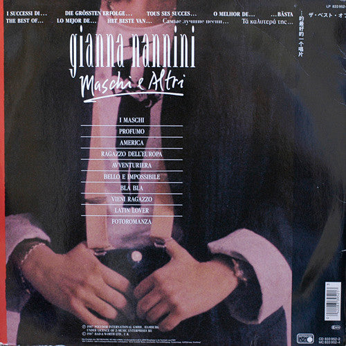 Gianna Nannini : Maschi E Altri (LP, Comp)
