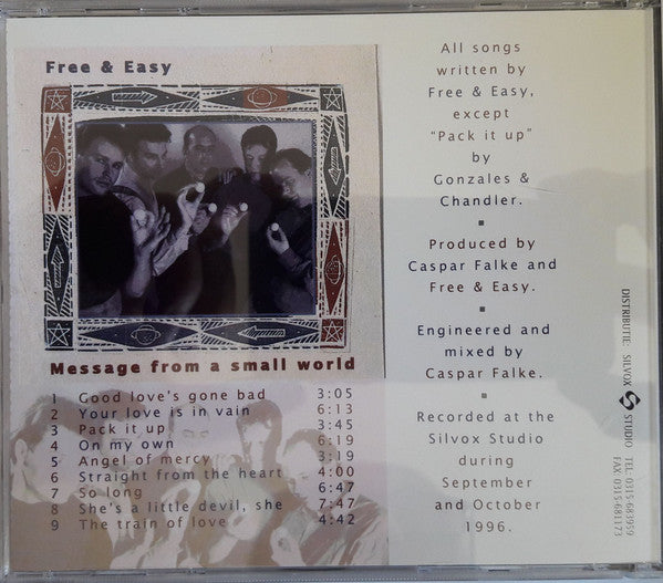 Free & Easy (2) : Message From A Small World (CD, Album)