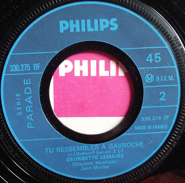 Georgette Lemaire : Ces Quelques Larmes (7", Single)