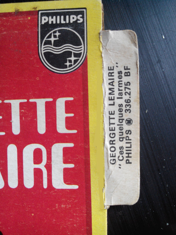 Georgette Lemaire : Ces Quelques Larmes (7", Single)