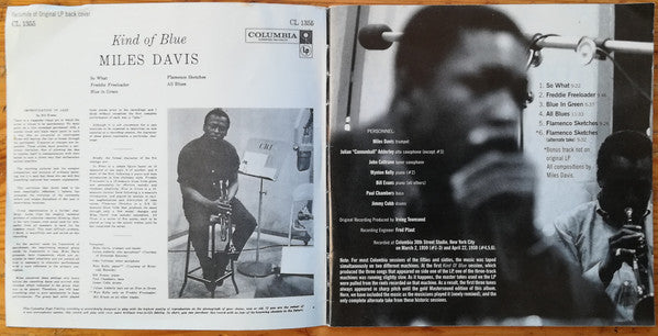 Miles Davis : Kind Of Blue (CD, Album, RE, RM)