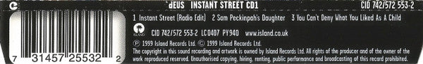 dEUS : Instant Street (CD, Single)
