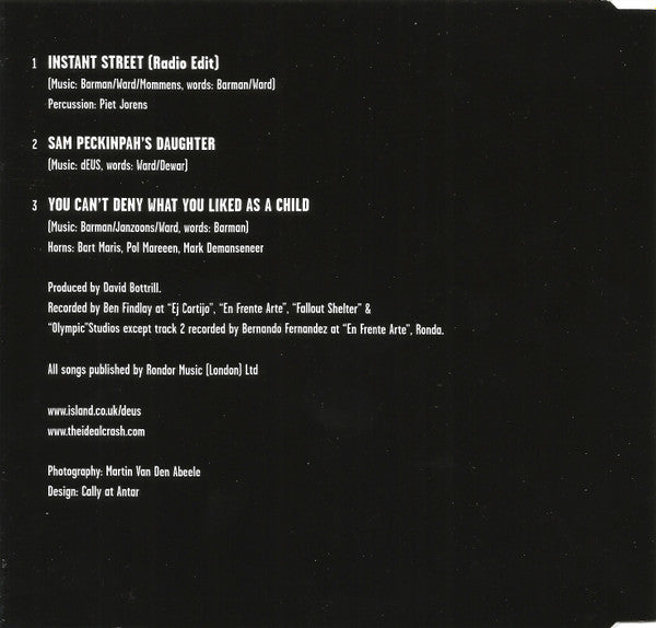 dEUS : Instant Street (CD, Single)