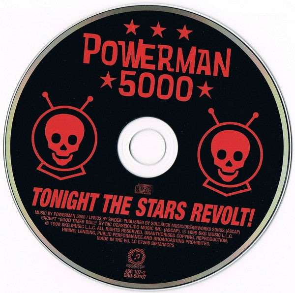 Powerman 5000 : Tonight The Stars Revolt! (CD, Album)