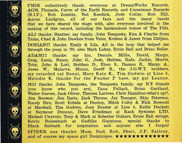 Powerman 5000 : Tonight The Stars Revolt! (CD, Album)