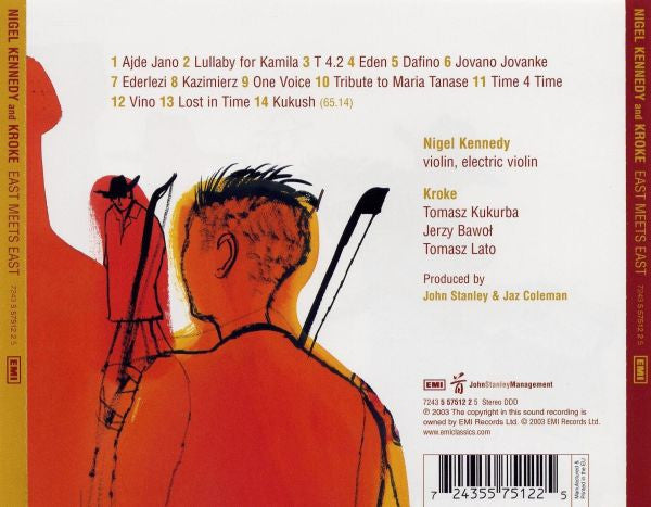 Nigel Kennedy And Kroke : East Meets East (CD, Album)