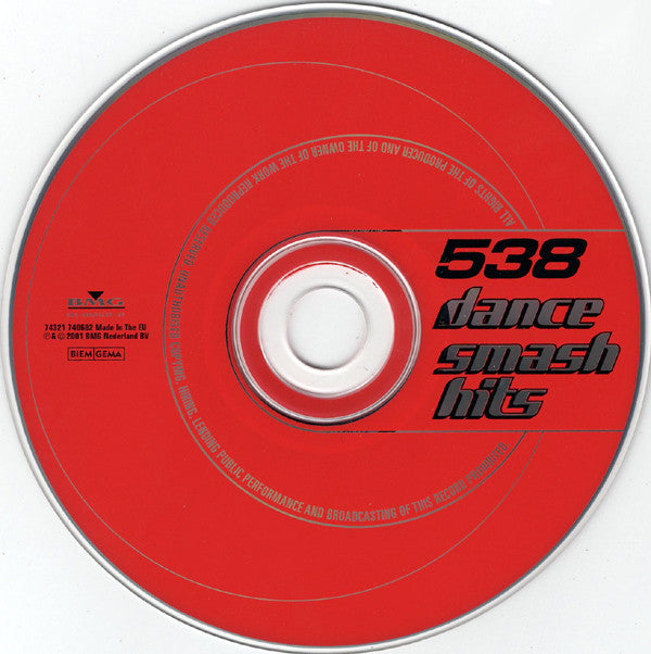 Various : 538 Dance Smash Hits Winter 2001 (CD, Comp)