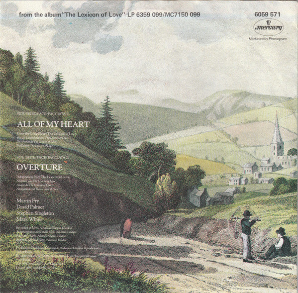 ABC : All Of My Heart / Overture (From The Lexicon Of Love) (7", Single)