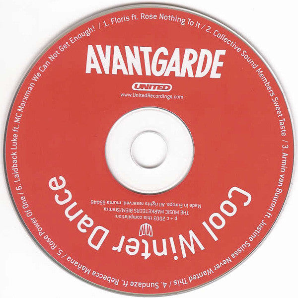 Various : Avantgarde Presents Cool Winter Dance (CD, Comp, Gat)