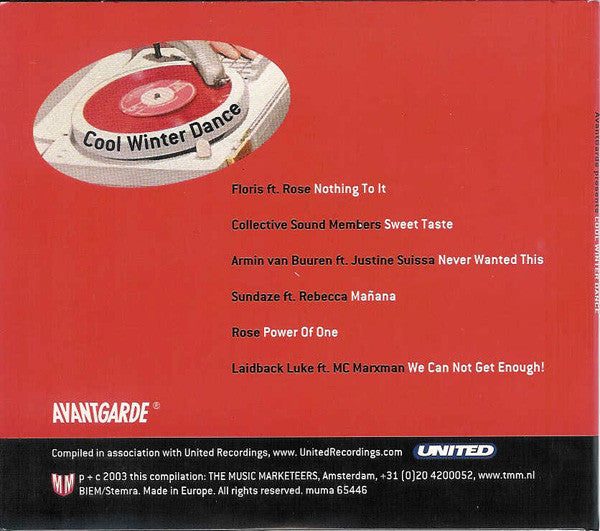Various : Avantgarde Presents Cool Winter Dance (CD, Comp, Gat)