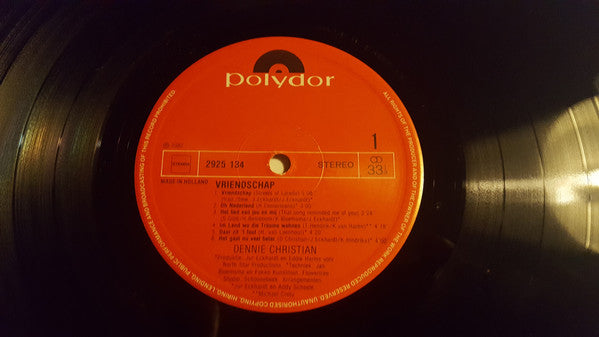 Dennie Christian : Vriendschap (LP)