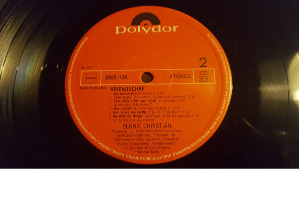 Dennie Christian : Vriendschap (LP)
