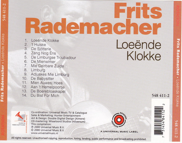 Frits Rademacher : Loeende Klokken (CD, Comp)