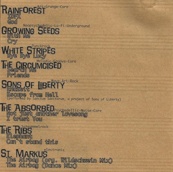 Various : 8 Bands Introducing Themselves - Alternative - 8 Bands Stellen Sich Vor (CD, Comp)