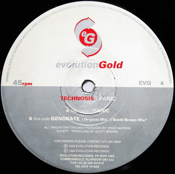 Technosis : Panic (12")