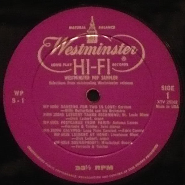 Various : Westminster Pop Sampler (LP, Comp, Mono)