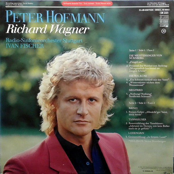 Peter Hofmann : Richard Wagner (LP, Album, Club)