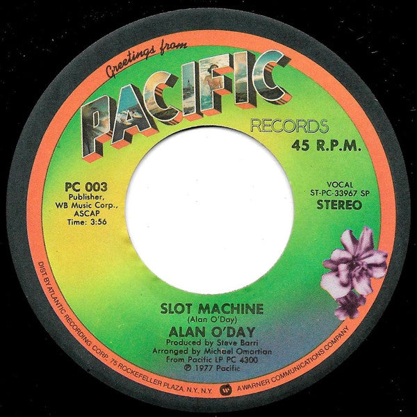 Alan O'Day : Soldier Of Fortune (7", SP )