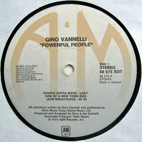 Gino Vannelli : Powerful People (LP, Album)