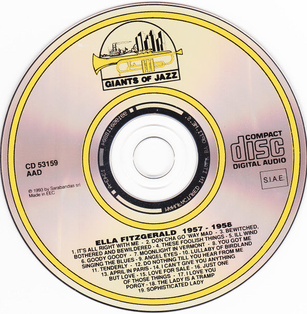 Ella Fitzgerald : 1957-1958 (CD, Comp)