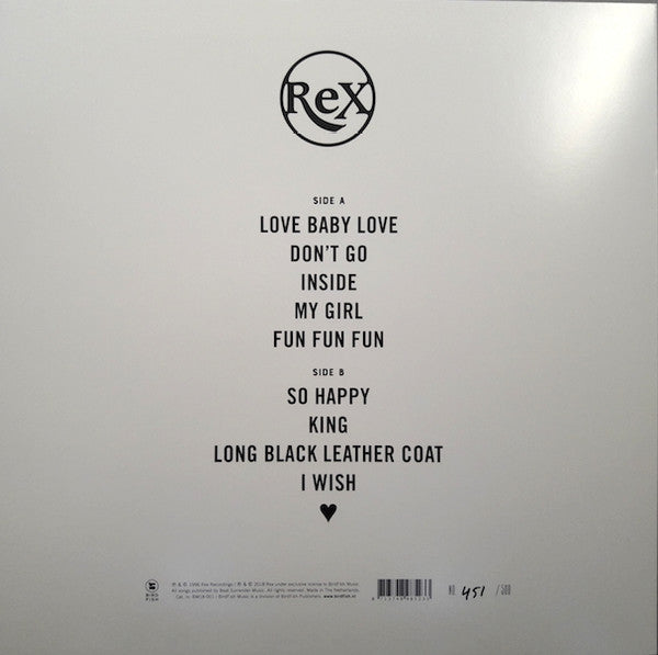 Rex (13) : Love Baby Love (LP, Album, Ltd, Num, RE)
