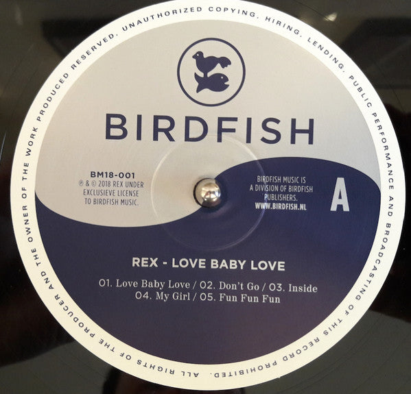 Rex (13) : Love Baby Love (LP, Album, Ltd, Num, RE)