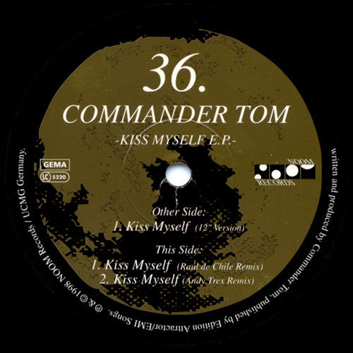 Commander Tom : Kiss Myself E.P. (12", EP)