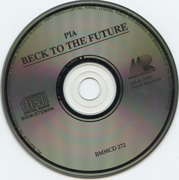 Pia Beck : Beck To The Future (CD, Album)