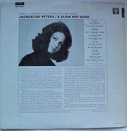 Jacqueline Peters : A Slow Hot Wind (LP, Album)