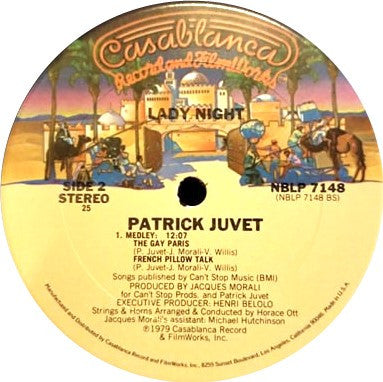 Patrick Juvet : Lady Night (LP, Album, San)