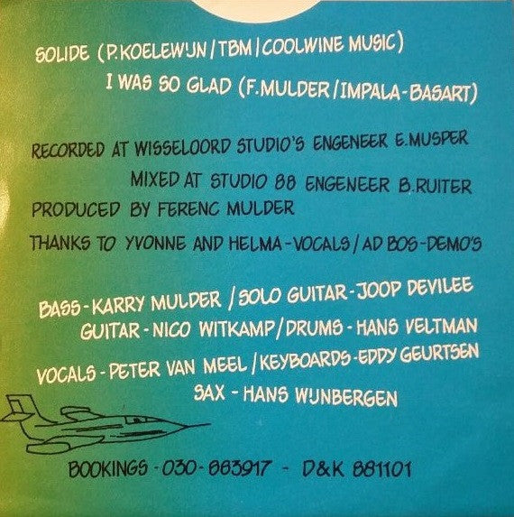 The Jets (4) : Solide / I Was So Glad (7", Single)