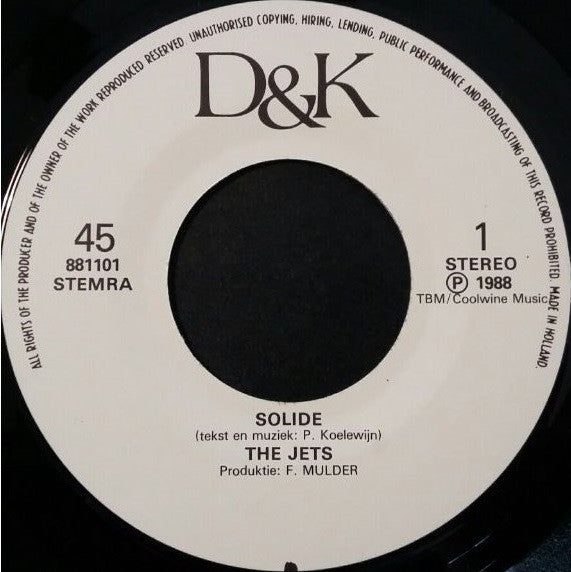 The Jets (4) : Solide / I Was So Glad (7", Single)
