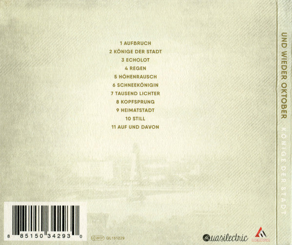 Und Wieder Oktober : Könige Der Stadt (CD, Album)