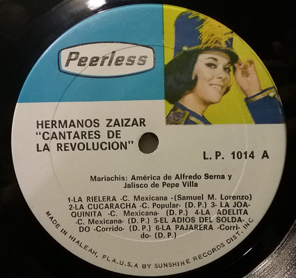 Hermanos Záizar : Cantares De La Revolución (LP, Album)